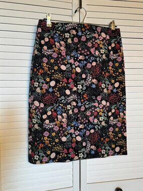 Floral Pencil Skirt